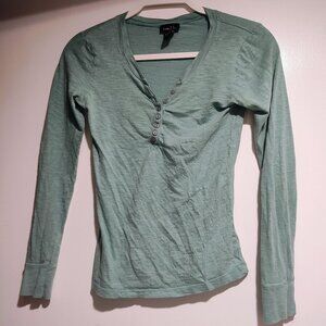 Mint green Y2K Rue21 long sleeve shirt